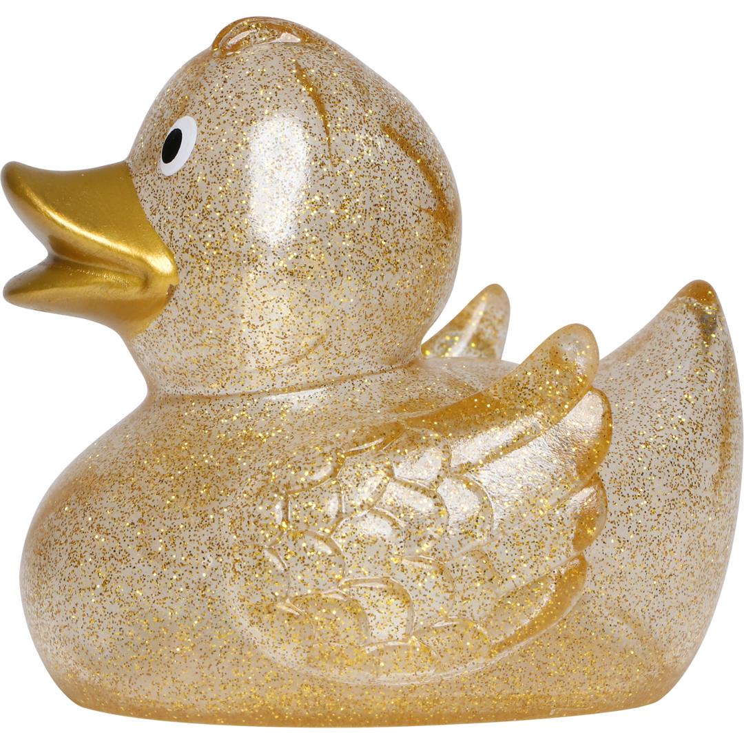 M131004 Glitter/gold - Rubber duck, wings - mbw